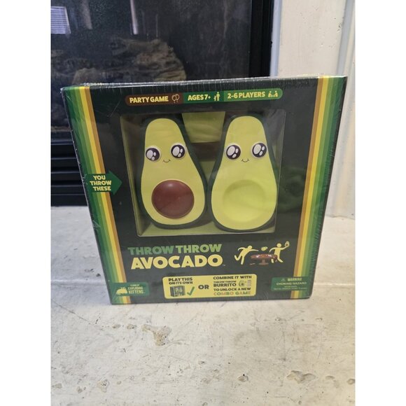 Exploding Kittens Throw Throw Avocado Card Game With Flight Suit Ages 7 - Picture 1 of 9